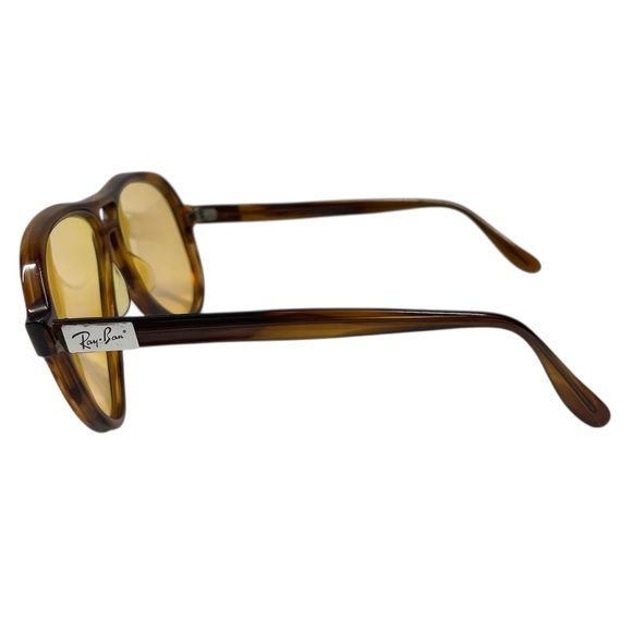 Vintage 1960’s Ray-Ban Ambermatic Vagabond Aviator Sunglasses Bausch & Lomb - Picture 4 of 10